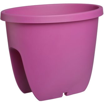 Květináč na zábradlí 30 cm fialový Balconia OVI