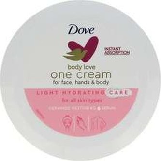 Dove Hydratační krém na obličej a tělo Body Love (Light Hydratation Care) 250 ml woman
