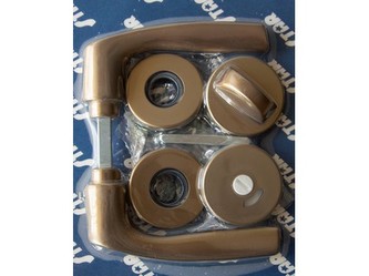 kování MONET-Rozeta F4, WC, BRONZ elox