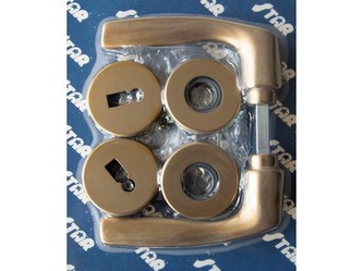 kování MONET-Rozeta F4, klíč, BRONZ elox