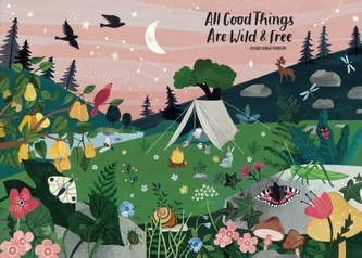 All Good Things Are Wild and Free 1,000-Piece Puzzle (Flow) Adults Families Picture Quote Mindfulness Gift