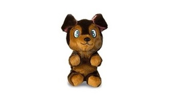 Mini Tickles plyšový pejsek černý 16 cm na baterie se zvukem