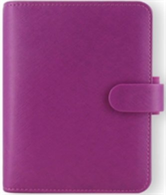 Filofax Pocket Saffiano raspberry organiser