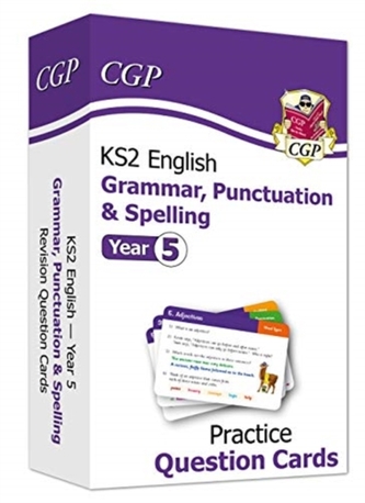 KS2 English Practice Question Cards: Grammar, Punctuation & Spelling - Year 5
