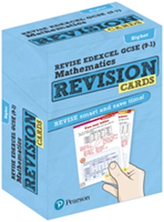 Pearson REVISE Edexcel GCSE (9-1) Maths Higher Revision Cards (with free online Revision Guide)