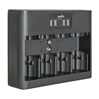 Nabíječka Jupio USB All-In-One Charger (AA/AAA/C/D/9V) LCD