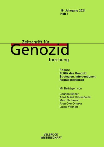 Politik des Genozid: Strategien, Interventionen, Repräsentationen