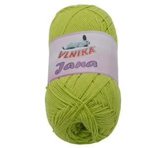 Příze JANA - limetkově zelená - 100g / 330 m