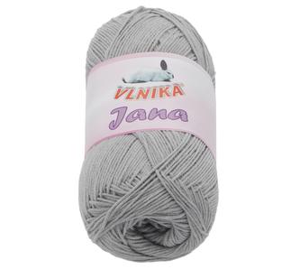 Příze JANA - světle šedá - 100g / 330 m