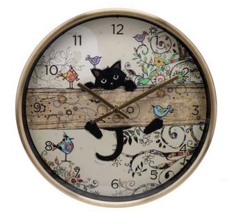 Hodiny nástěnné HOR34H01 BUG ART KIUB