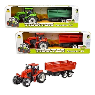 Traktor s přívěsem