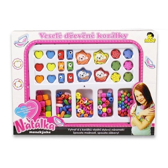 Veselé korálky ze dřeva