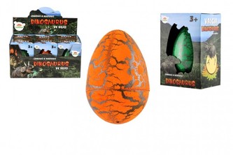 Vejce líhnoucí a rostoucí dinosaurus plast, 2 barvy Vejce líhnoucí a rostoucí dinosaurus plast, 2 barvy