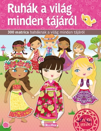 Ruhák a világ minden tájáról – Matricás könyv