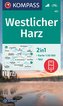 KOMPASS Wanderkarte 451 Westlicher Harz 1:50000