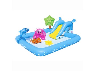 Bestway Hrací centrum se zvířátky, 2,39 m x 2,06 m x 86 cm