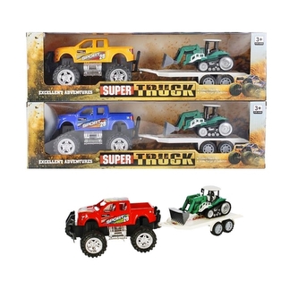 Odtahovka s buldozerem