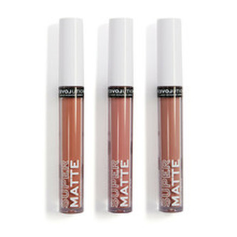 Revolution Sada tekutých rtěnek Relove Supermatte Liquid Blush (Lip Set) 3 x 4 ml woman