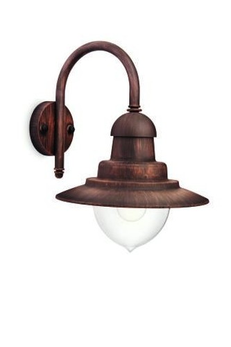 Raindrop SVÍTIDLO VENKOVNÍ NÁSTĚNNÉ E27 max. 60W, IP44, bronz