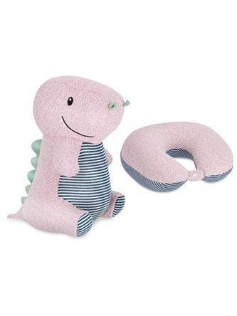 Spokey - CUDDLY 2v1 Dětský cestovní polštářek a plyšov