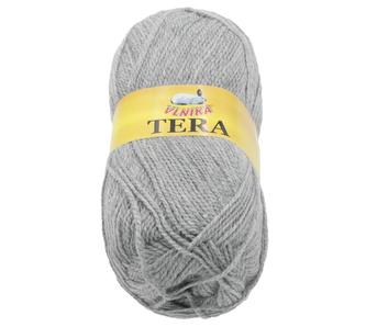 Příze TERA - světle šedá - 100g / 310 m