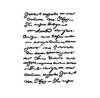 Šablona Cadence - text / 21x30 cm