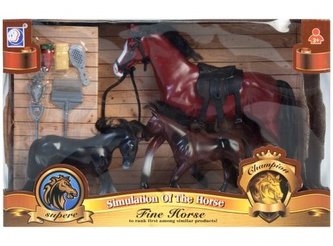 Sada koníku s příslušenstvím MEGA CREATIVE 417480