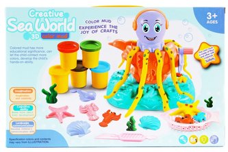 Plastelína s příslušenstvím Octopus MEGA CREATIVE 471066