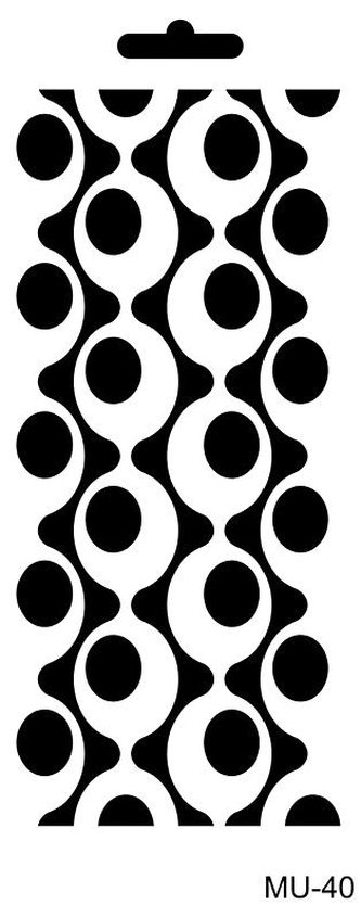 Šablona Cadence - retro / 25x10 cm