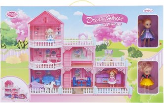 Dům + doplňky Panenka 6v1 MEGA CREATIVE 459285