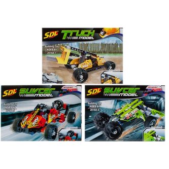 Stavební bloky Vozidlo 127 prvků MEGA CREATIVE 443589