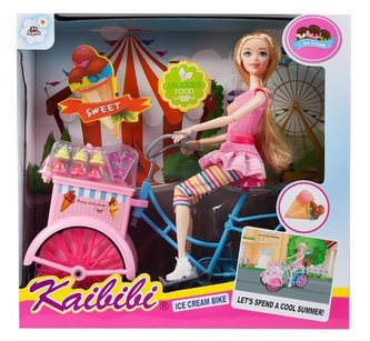 Obchod se zmrzlinou na kole s panenkou MEGA CREATIVE 440983