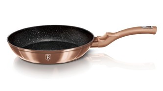 BERLINGERHAUS Pánev s mramorovým povrchem 26 cm Rosegold Metallic Line BH-1834