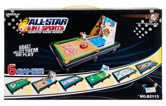 Herní hokej 6v1, bowling, curlingový turnaj, golfový turnaj, basketbal, bazén MEGA CREATIVE 459830