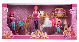 Sada koní a panenek MEGA CREATIVE 440961