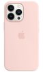Apple iPhone 13 Pro Silicone Case with MagSafe – Chalk Pink