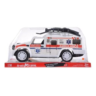 Záchranný vůz P / B 33X16X16 MEGA CREATIVE 454120