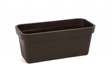 Plastový truhlík Lobelia 400 mm, mocca