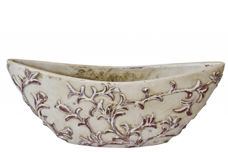 Cementový květináč France 16,5x11,5x42 cm