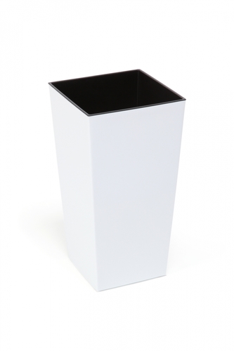 Plastový květináč  Finezia 140x140 mm, bílý