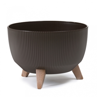 Plastová mísa Roma jumper 470 mm, mocca