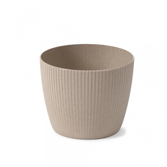 Plastový květináč Magnolia eco coffee jumper 190 mm, latte