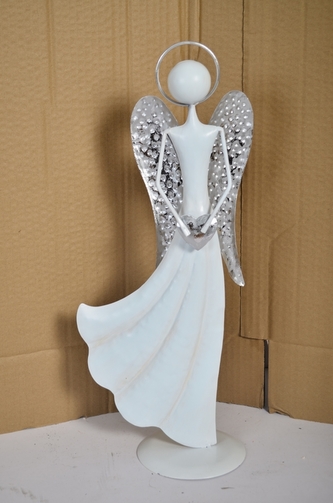 Plechový anděl Jasmine 41,5cm