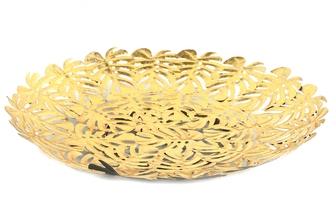 Mísa Monstera zlatá, 53 cm