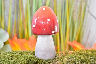 Keramická muchomůrka 15,5x8 cm