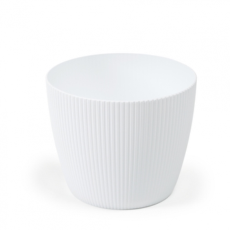 Plastový květináč Magnolia Jumper 190 mm, bílý