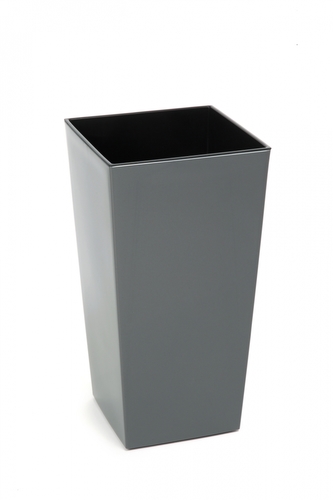 Plastový květináč Finezia 250x250 mm, antracit