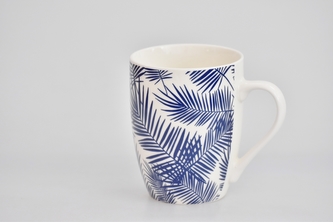 Porcelánový hrnek - modrý dekor XII