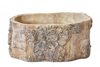 Cementový květináč Pinus cortex 13x15,5x27 cm