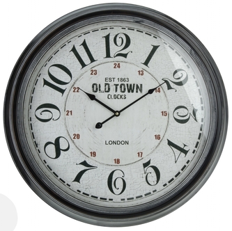 Kovové hodiny OLD TOWN 63 cm